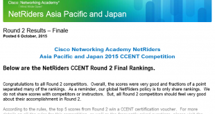 Hasil NetRiders Ronde 2